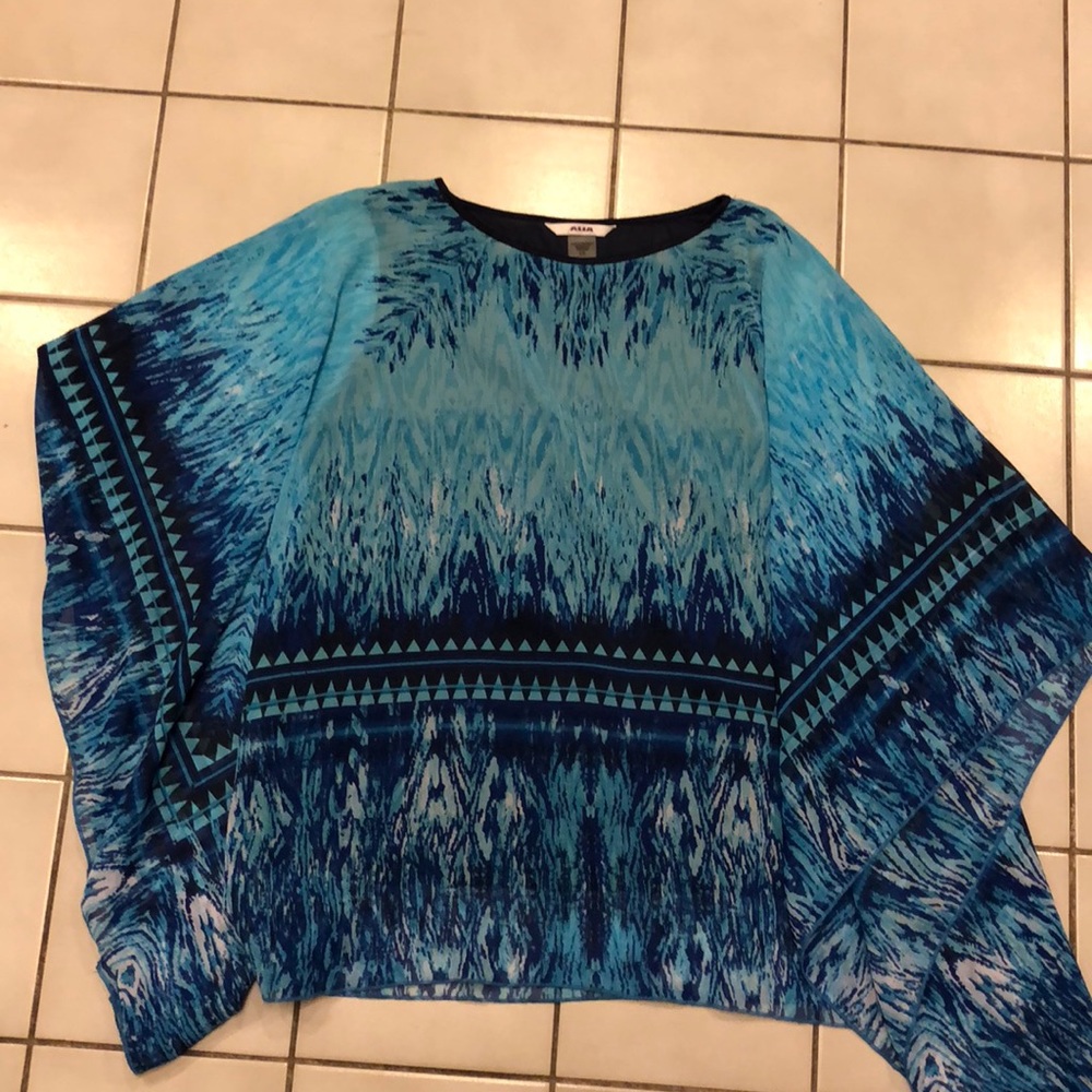 Alia draped blouse